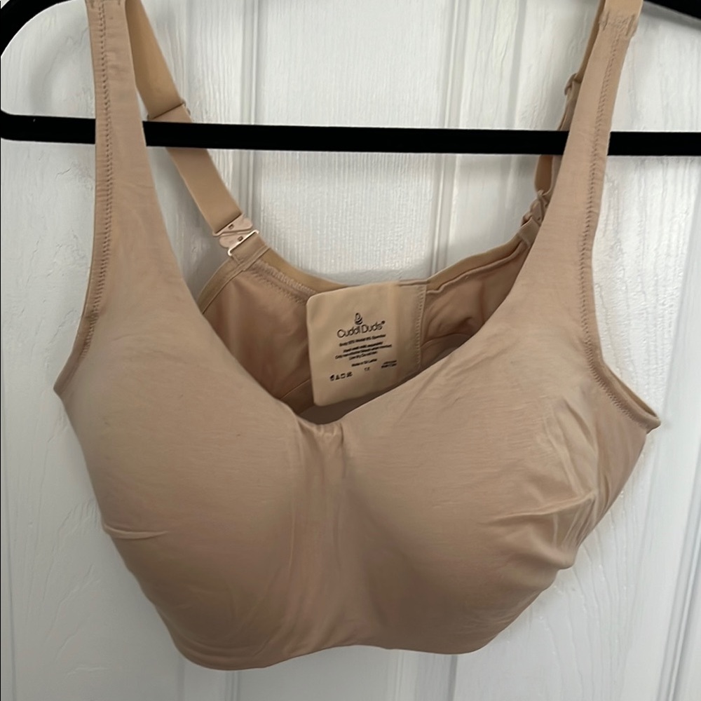 Cuddl Duds Tan Seamless Comfort Bra
